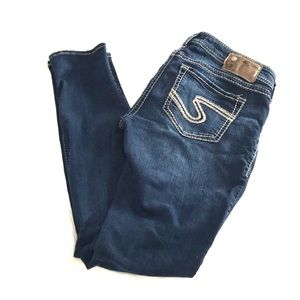 Silver “Suki” style skinnies size 28/31